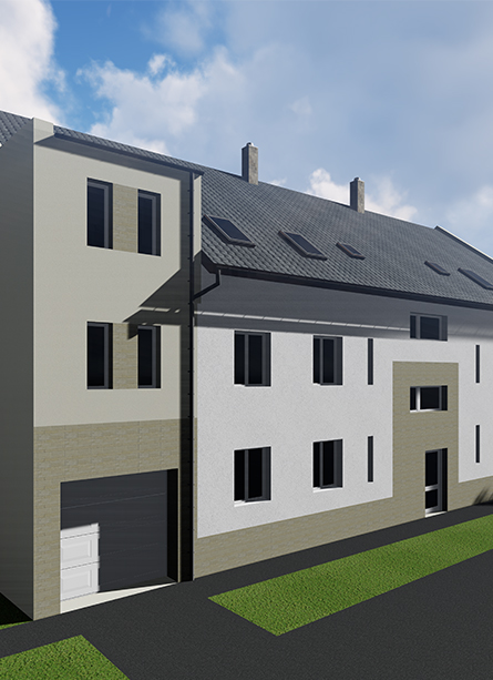 Kiskunhalason építés alatt lévő eladó lakások (Sárkány utca, 6db lakás) a Fliesenbau Kft. kivitelezésében